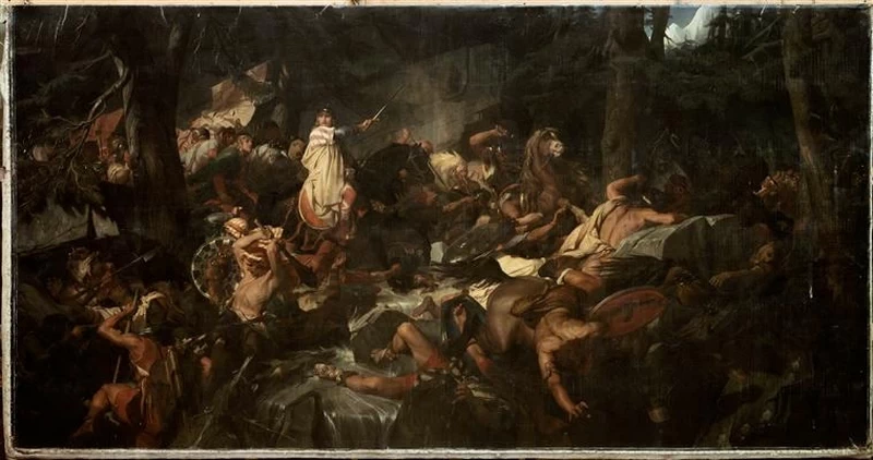 Carlo Magno attraversa le Alpi al Moncenisio difeso dai Longobardi nel 773